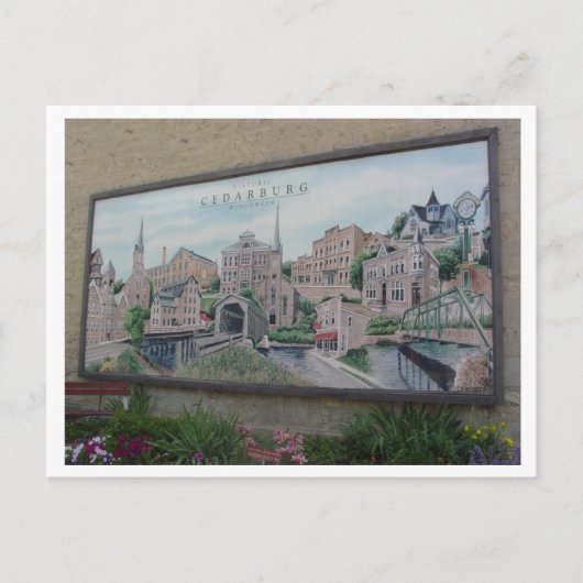 Cedarburg Mural Briefkaart (Voorkant)
