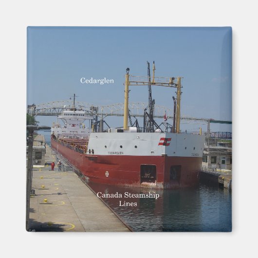 Cedarglen magnet (Voorkant)