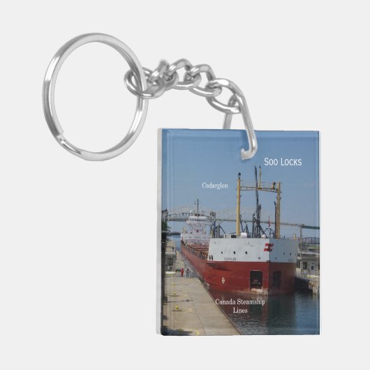 Cedarglen Soo Locks sleutelketen Sleutelhanger (Voorkant Links)