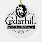 Cedarhill Lion Keramisch Ornament (Voorkant)