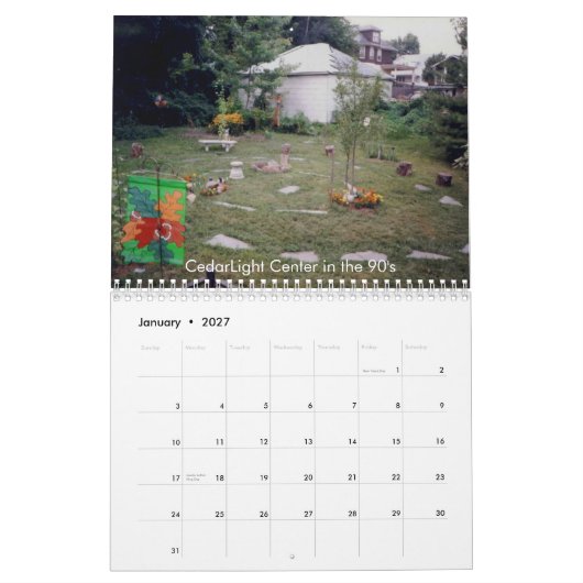 CedarLight Grove 2010 Agenda Kalender (Jan 2027)