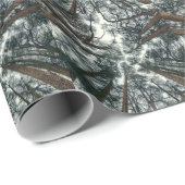 Cedars Forest Natuurlijke Libanon Achtergrond Cadeaupapier (Rol Hoek)