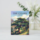 Cedars of God Libanon Briefkaart (Staand voorkant)