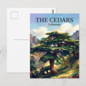 Cedars of God Libanon Briefkaart (Voorkant / Achterkant)