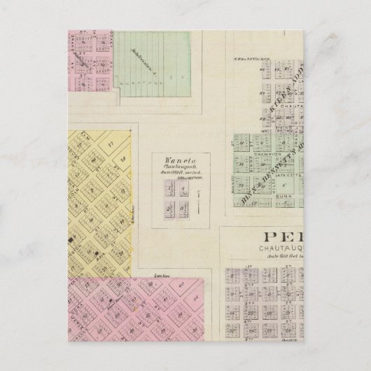 Cedarvale, Elgin, Chautauqua Springs, Kansas Briefkaart (Voorkant)
