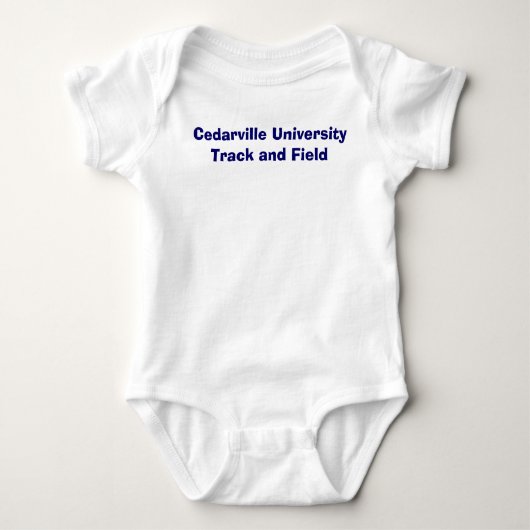 Cedarville University Track en Field Romper (Voorkant)