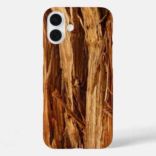 Ceder gestructureerd houten schors uitzicht Case-Mate iPhone case (Achterkant)