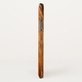 Ceder gestructureerd houten schors uitzicht Case-Mate iPhone case (Achterkant / rechts)