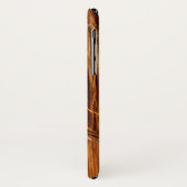 Ceder gestructureerd houten schors uitzicht Case-Mate iPhone case (Achterkant/links)