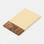 Ceder gestructureerd houten schors uitzicht post-it® notes (Schuin)