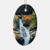 Ceder Herfsten, Hocking Hills Ohio Keramisch Ornament (Rechts)