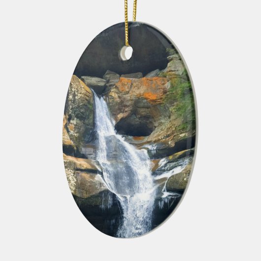 Ceder Herfsten, Hocking Hills Ohio Keramisch Ornament (Links)