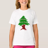 Ceder van Libanon Premium Patriottisch beeld T-shi T-shirt (Voorkant)