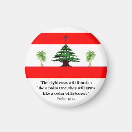 Ceder van Libanon, Psalm 92: 12 Magneet