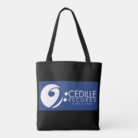 Cedille Records Canvas tas (Achterkant)