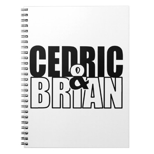 Cedric en Brian Swag Notitieboek (Voorkant)