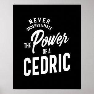 Cedric Persoonlijke naam Birthday Gift Poster