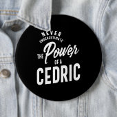 Cedric Persoonlijke naam Birthday Gift Ronde Button 6,0 Cm (In situ)
