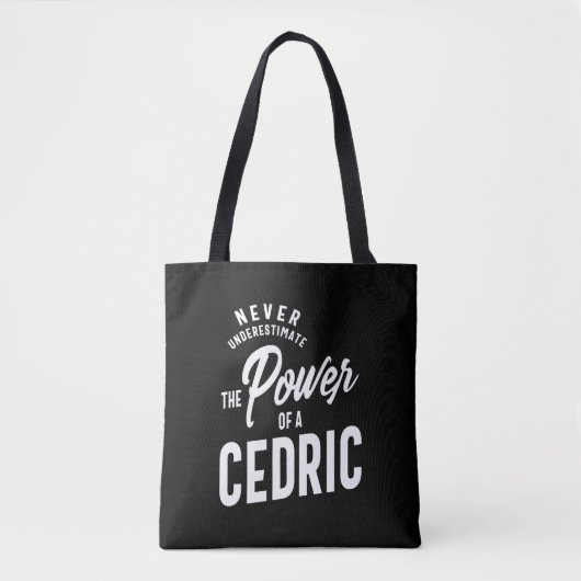 Cedric Persoonlijke naam Birthday Gift Tote Bag (Voorkant)