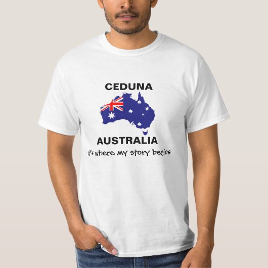 CEDUNA Australia Het is waar mijn verhaal begint T-shirt (Voorkant)
