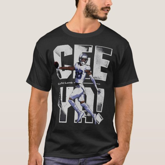 Ceedee Lamb Dallas Cee T-shirt (Voorkant)