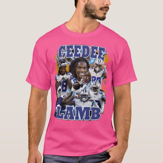 Ceedee Lamb Retro Bootleg T-shirt (Voorkant)