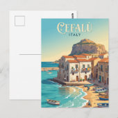 Cefalu Haven Italië Briefkaart (Voorkant / Achterkant)