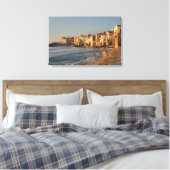 Cefalu, kustplaats Sicilië Canvas Afdruk (Insitu (Slaapkamer))