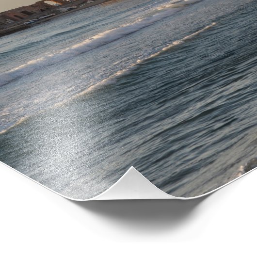 Cefalu, kustplaats Sicilië Foto Afdruk (Hoek)