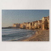 Cefalu, kustplaats Sicilië Legpuzzel (Horizontaal)