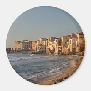 Cefalu, kustplaats Sicilië Magneet