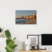 Cefalu, kuststad in Sicilië Poster (Thuiskantoor)