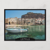 Cefalu kuststad Sicilië Briefkaart (Voorkant)