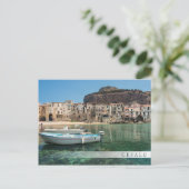 Cefalu town in Sicily Briefkaart (Staand voorkant)