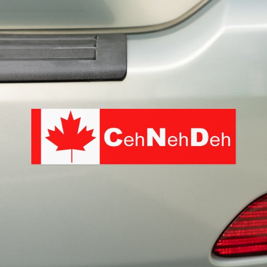 CehNehDeh bumpersticker (Op auto)