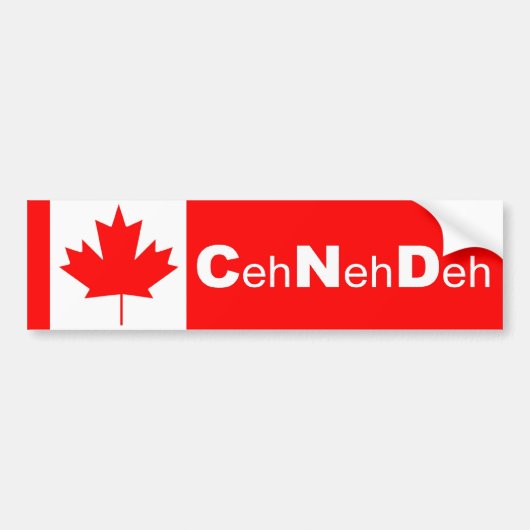 CehNehDeh bumpersticker (Voorkant)