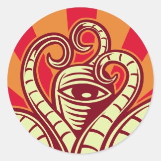 CEHPALOPOD CIRCLE STICKER