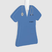 Ceil Blue persoonlijke medische scrubs novelty Ornament (voorkant)