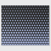 Ceil Polka Dot Modern Black Cadeaupapier (Vlak)