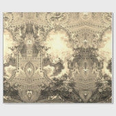 Ceiling Chiesa del Gesù – Battista Gaulli – gold Cadeaupapier (Vlak)