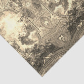 Ceiling Chiesa del Gesù – Battista Gaulli – gold Tissuepapier (Detail)