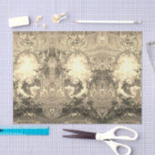 Ceiling Chiesa del Gesù – Battista Gaulli – gold Tissuepapier (Craft)