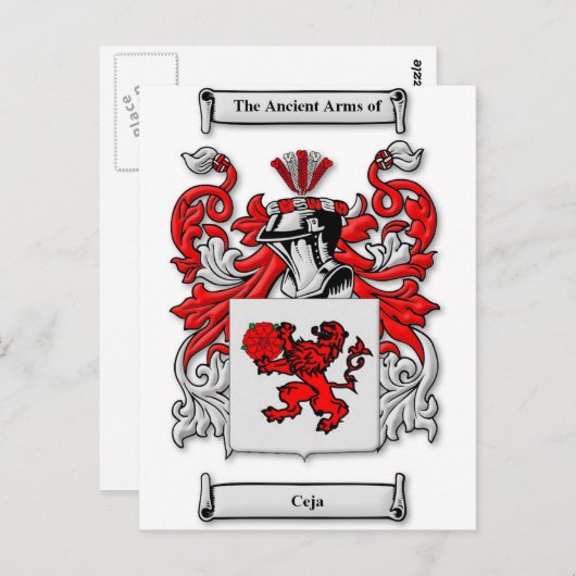 Ceja-wapenstilstand Briefkaart (Voorkant / Achterkant)