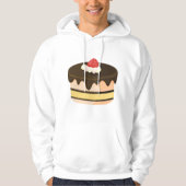 Cek en aardbei hoodie (Voorkant)