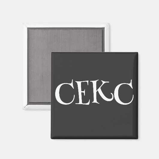 CEKC MAGNEET (Voorkant / Achterkant)