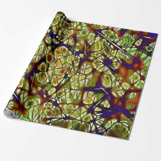 Cel gezonde medische neuronen cadeaupapier (Uitgerold)