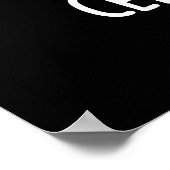 Cel-lery Phone Funny Celery Veggie Pun Dark BG Poster (Hoek)