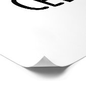 Cel-lery Phone Funny Celery Veggie Pun Poster (Hoek)