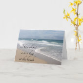 CEL ONS JUBILEUM OP DE BEACH-KAART KAART (Gele Bloem)