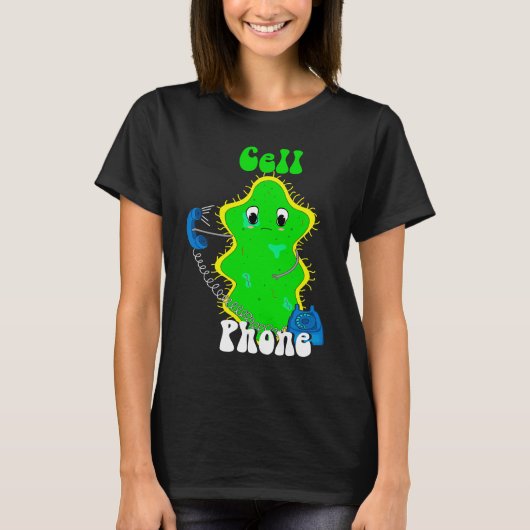 Cel Phone Future Science Chemistry Studie T-shirt (Voorkant)